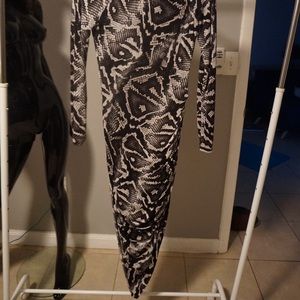 Guess snake pattern dress